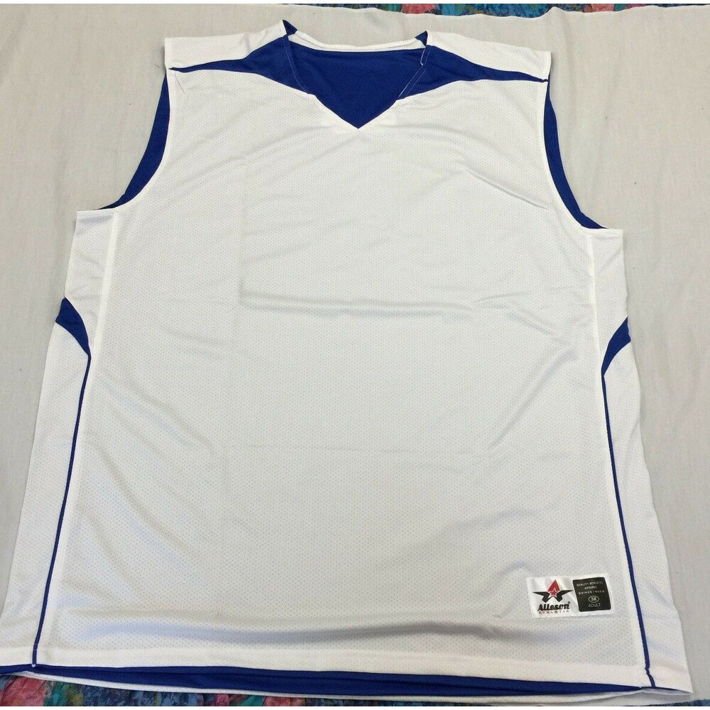 NWOT ALLESON MENS ATHLETIC SLEEVELESS REVERSIBLE BASKETBAL JERSEY SHIRT SIZE 3XL